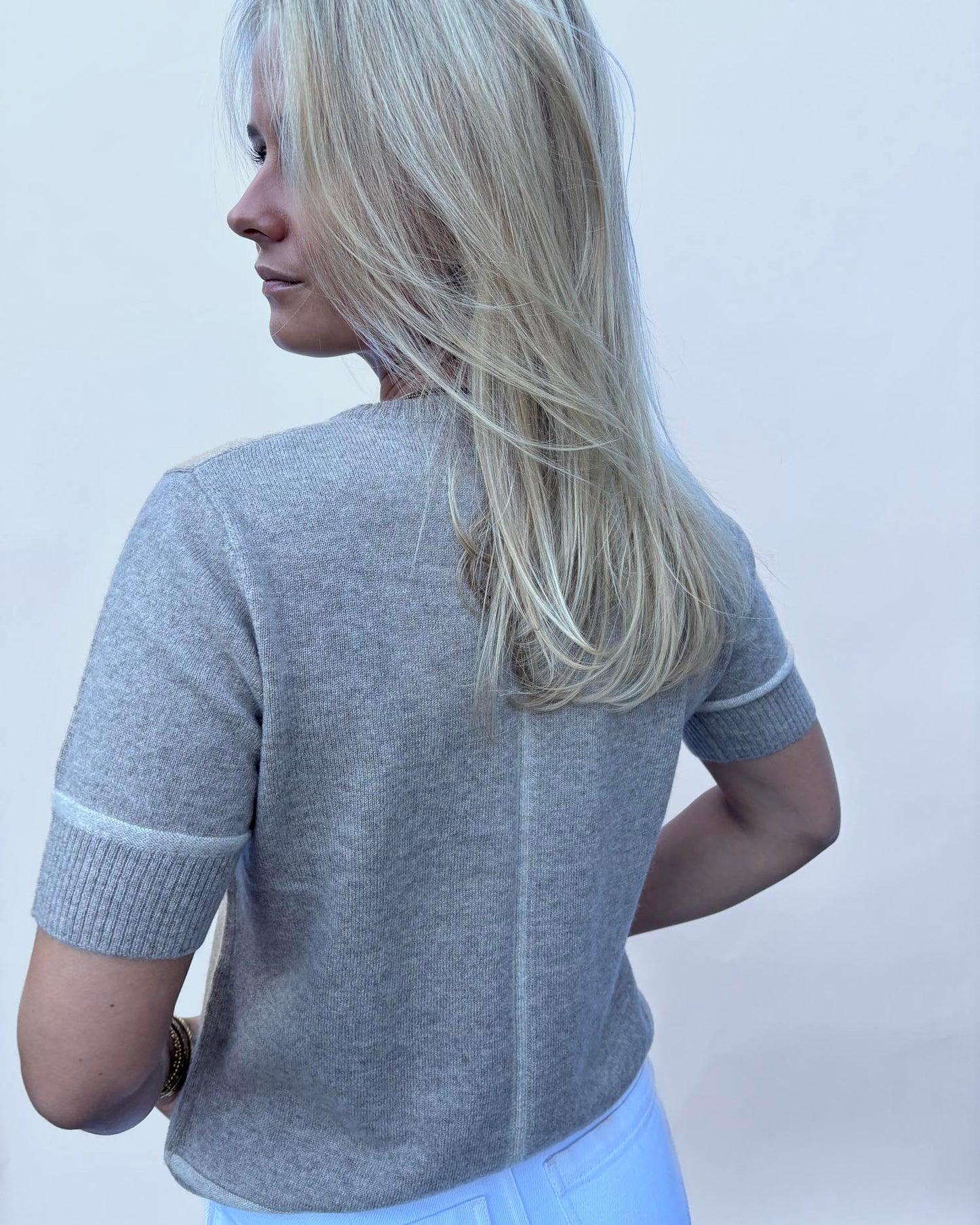 Colette short sleeve - Sand/light sand