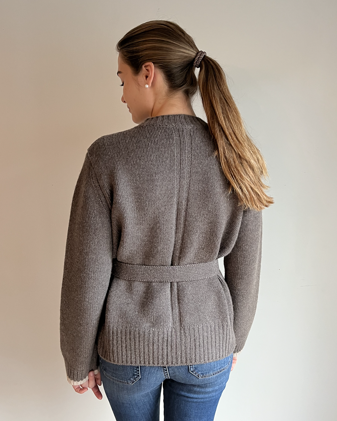 Floor cardigan Brun/sand