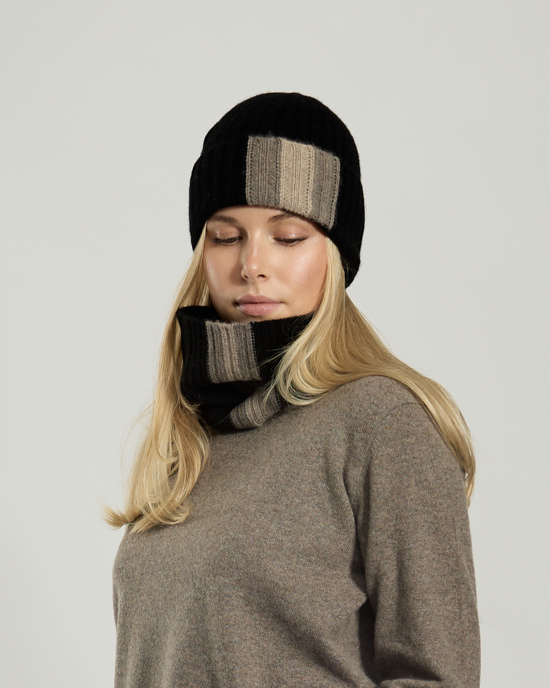 Cashmere hat toast/light pink/light sand