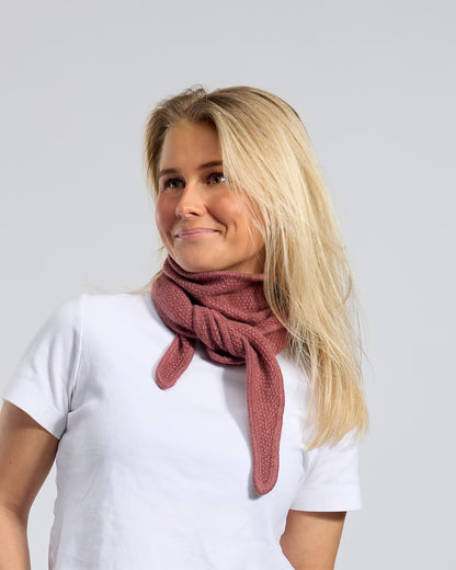 Muffin scarf Gammel rosa