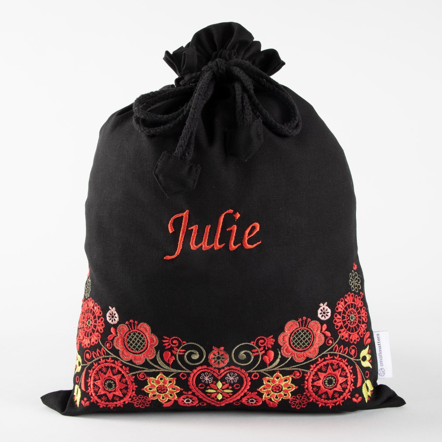 Skopose svart - rød/grønn