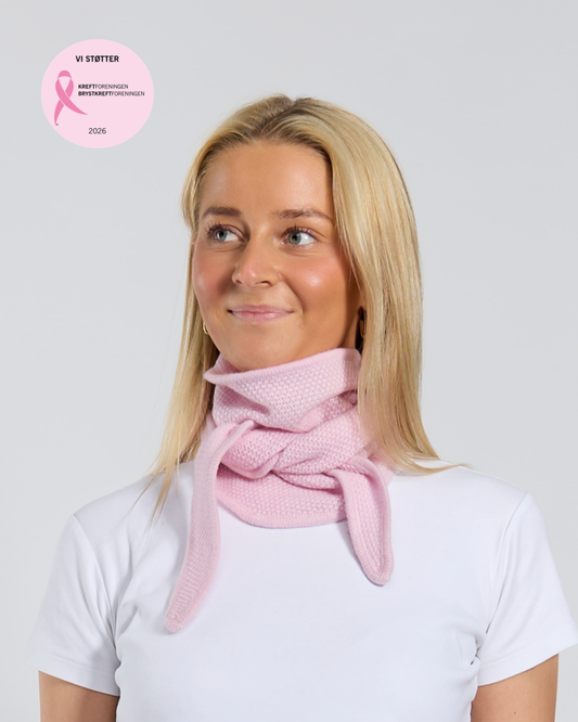 Muffin scarf crystal rosa