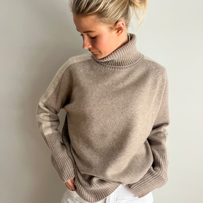 New Rollneck jumper - Sand / Lyssand