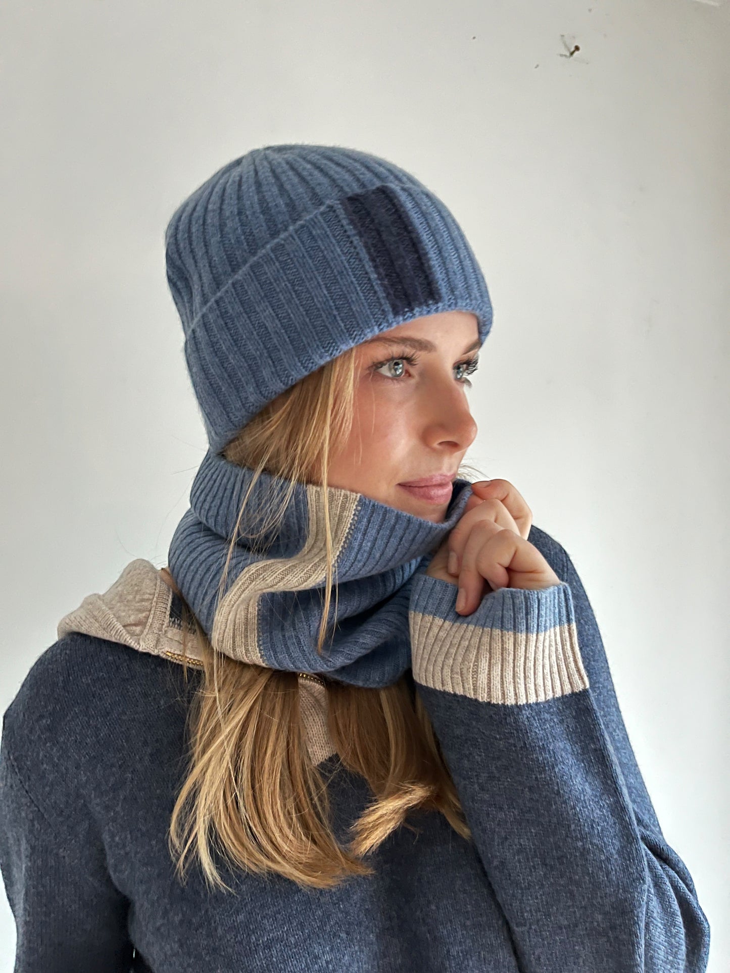 Kashmirlue denimblå/navy