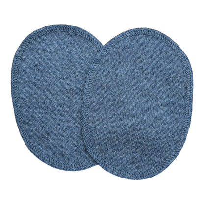 Elbow patches denim light blue