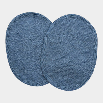 Elbow patches denim light blue