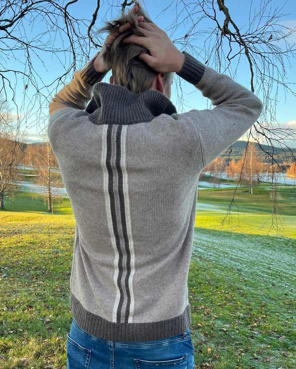 August Cardigan - Sand/ sandfarger