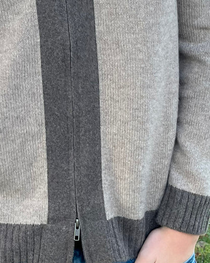 August Cardigan - Sand/ sandfarger