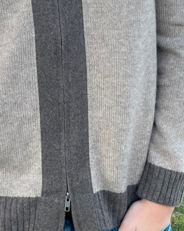 August Cardigan - Sand/ sandfarger