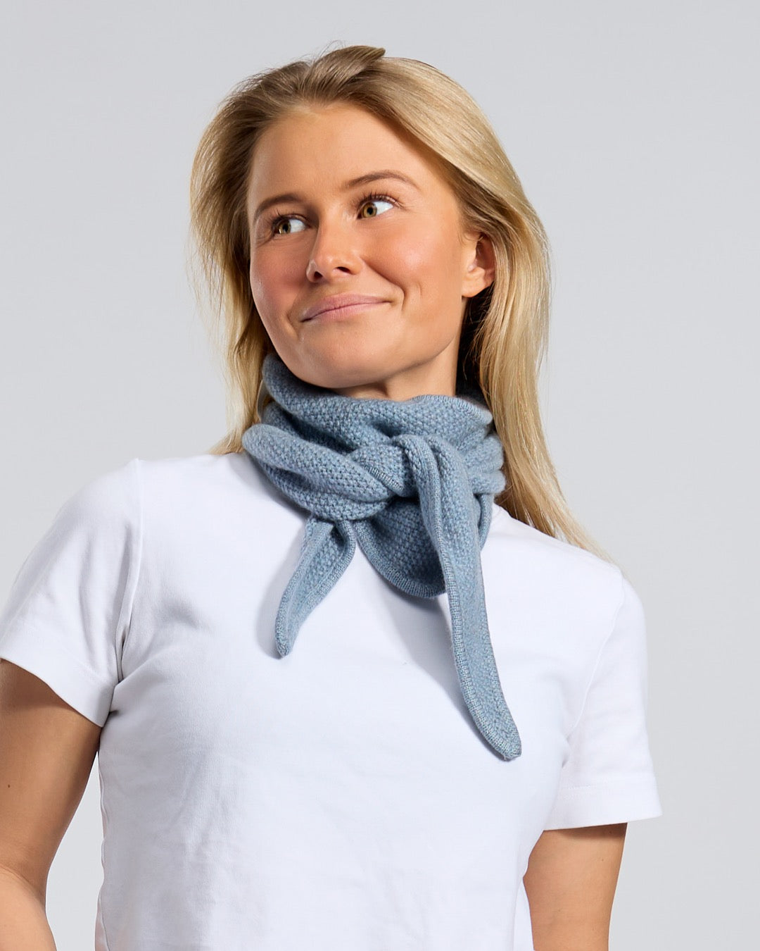 Muffin scarf Dove blue