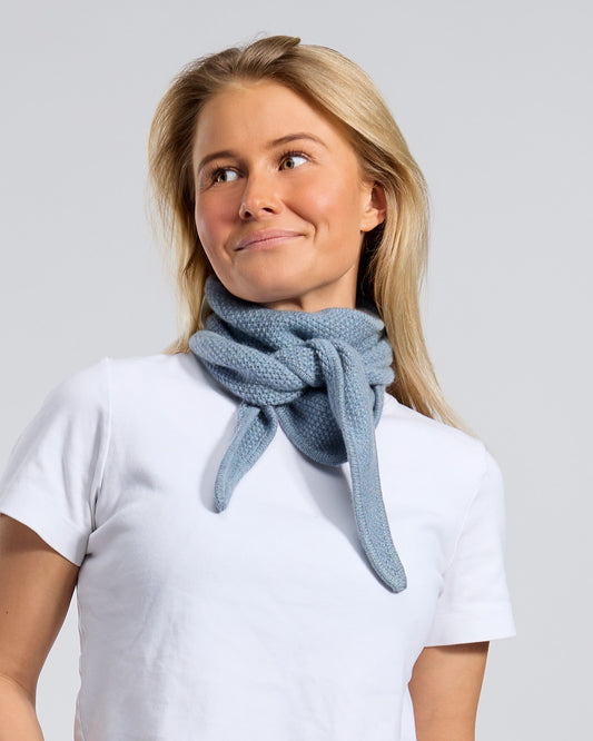 Muffin scarf Dueblå