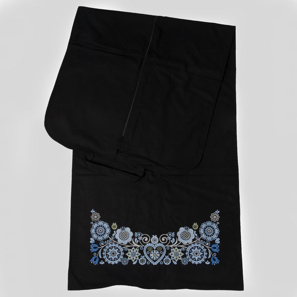 Klespose svart - blå/lyseblå