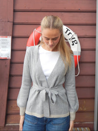 Spoonie Cardigan - Grå/sand