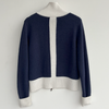 Cardigan Navy offwhite / Pre Loved