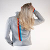 Contrast cardigan Grå/rainbow