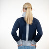 Contrast cardigan Navy / lyseblå