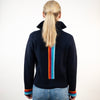 Contrast cardigan Navy / Rainbow