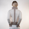 Contrast cardigan Offwhite / Toast