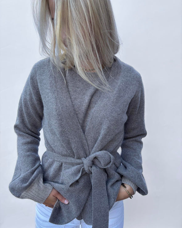 Spoonie Cardigan - Mørk toast/sand
