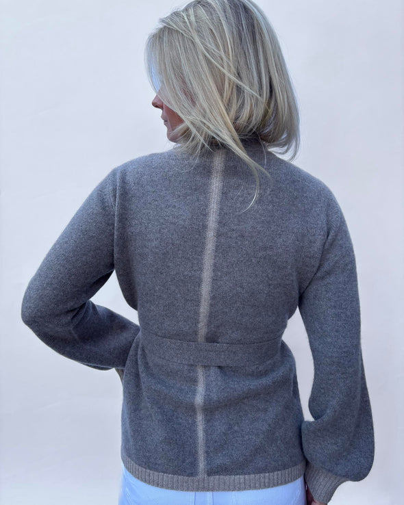 Spoonie Cardigan - Mørk toast/sand