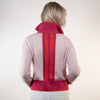 Contrast cardigan Lyserosa/rosa/oransje