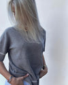 Colette short sleeve - Mørk toast/lyssand