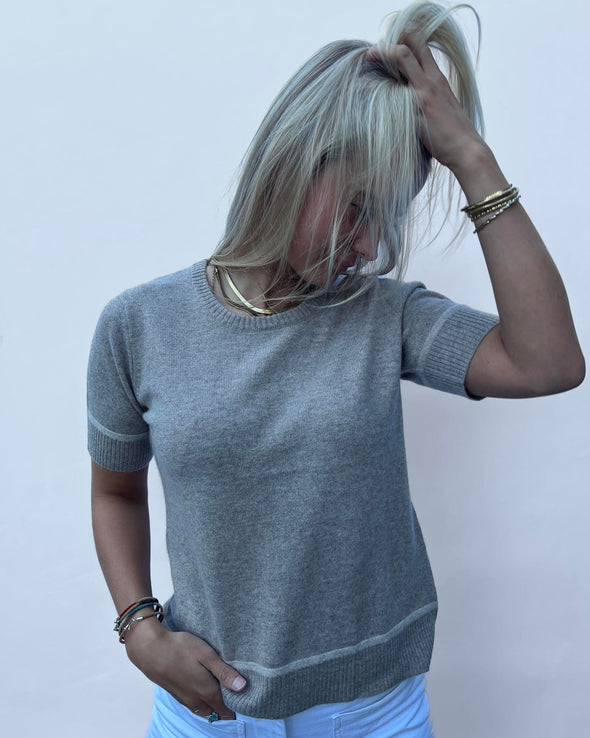 Colette short sleeve - Sand/lyssand