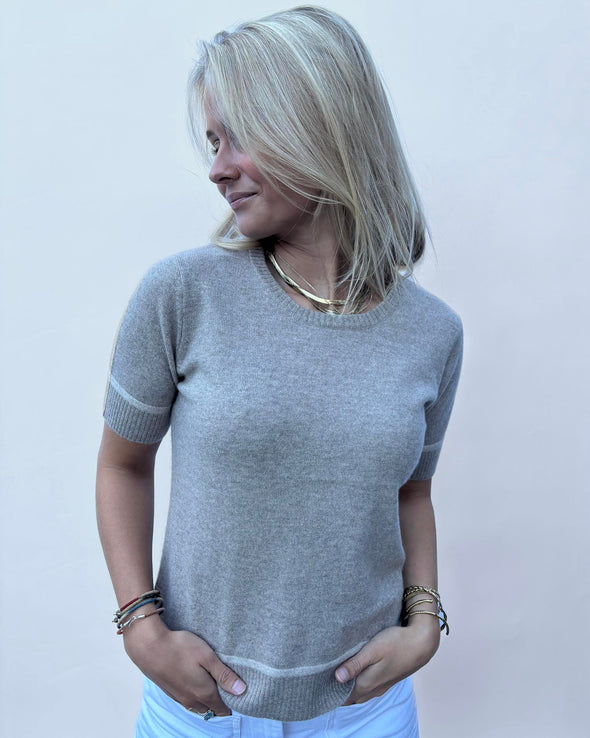 Colette short sleeve - Sand/lyssand