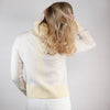 Contrast cardigan Offwhite/lysegul