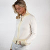Contrast cardigan Offwhite/lysegul