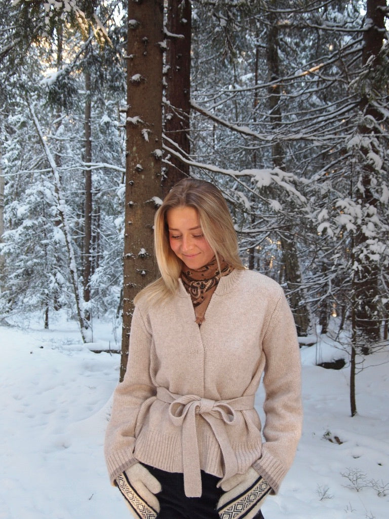 Floor cardigan Sand/sand