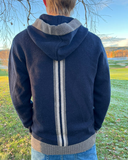 Didrik Cardigan - Navy / dark sand