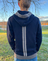 Didrik Cardigan - Navy / mørk sand