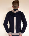 Didrik Cardigan - Navy / sandfarger - KAN FORHÅNDSBESTILLES NÅ