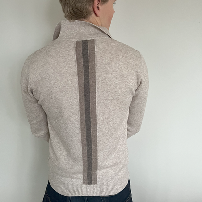 Fredrik cardigan - Sand / toast/sand