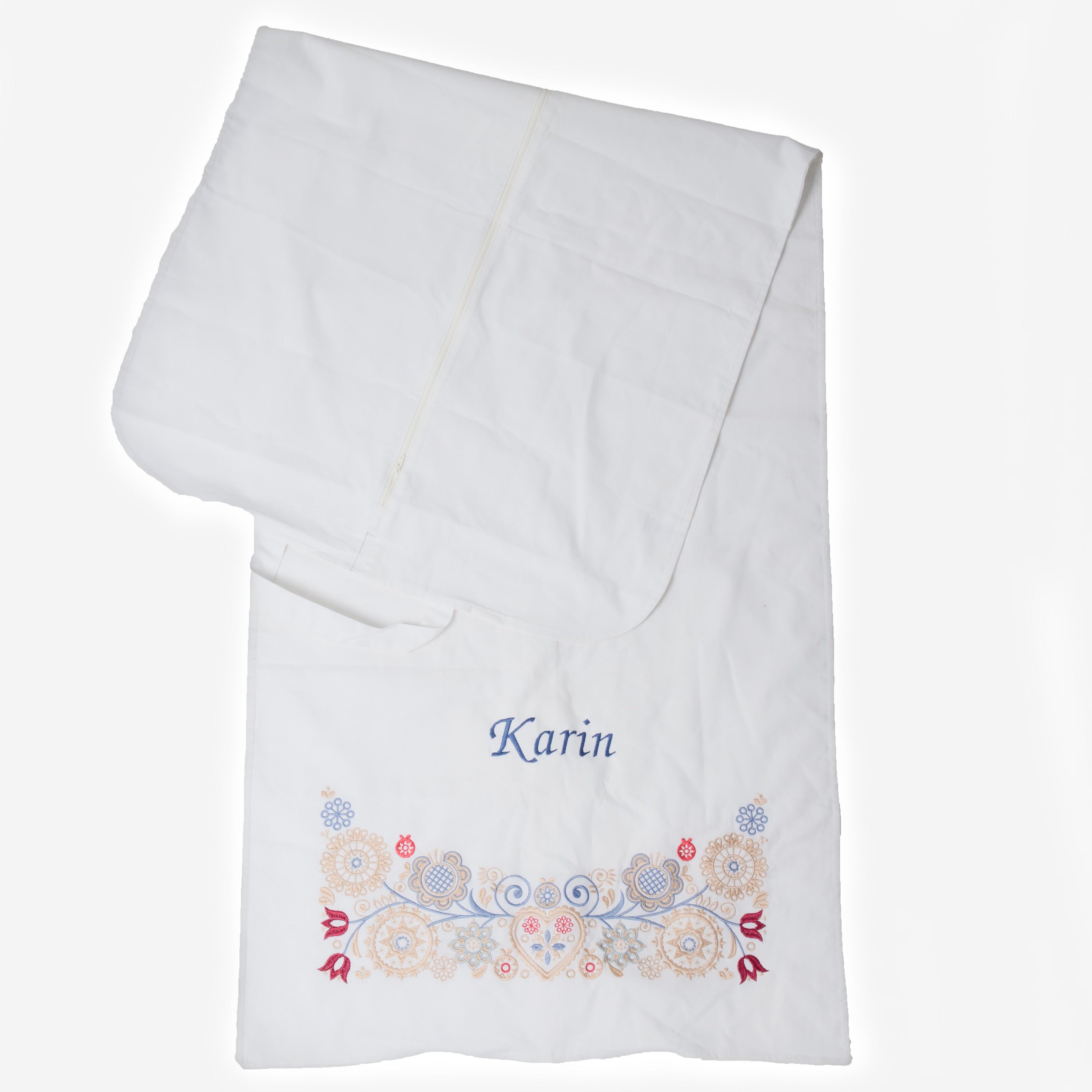 Klespose hvit - sand/pastell