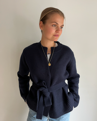Floor cardigan Navy/sand