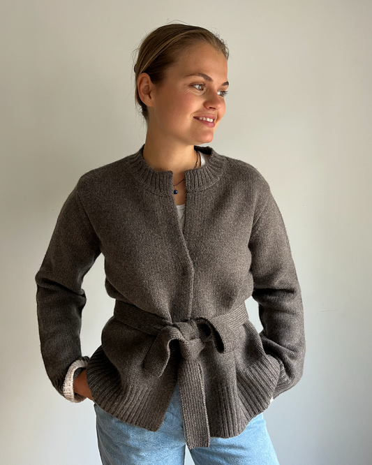 Floor cardigan Brun/sand