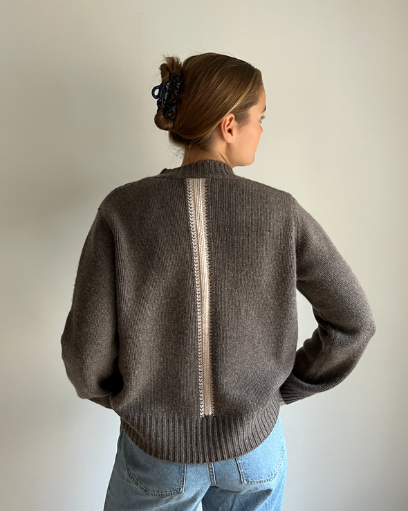Floor cardigan Brun/sand