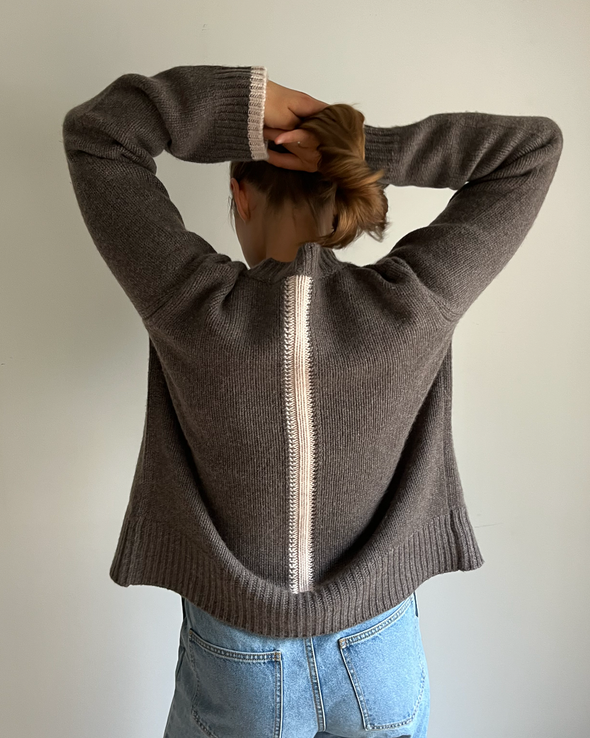 Floor cardigan Brun/sand