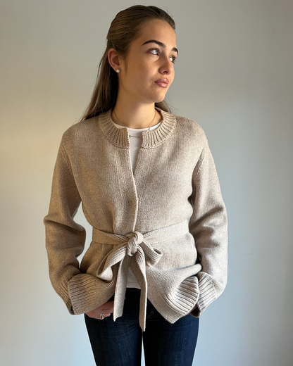 Floor cardigan Sand/sand