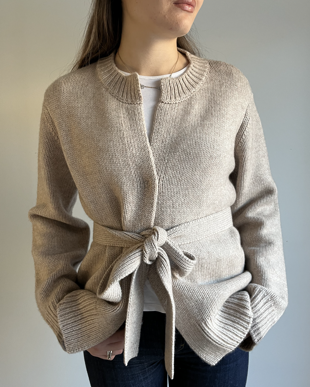 Floor cardigan Sand/sand