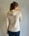 Celeste hood cardigan sand/lyssand