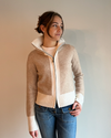 Contrast cardigan toast/offwhite