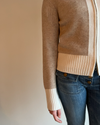 Contrast cardigan toast/offwhite