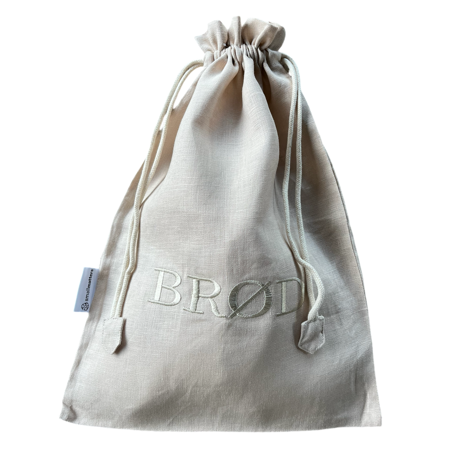 Brødpose - Sand med sand broderi