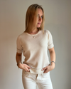 Colette short sleeve - offwhite/lyssand