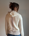 Celeste hood cardigan offwhite/toast/lyserosa