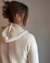 Celeste hood cardigan offwhite/toast/lyserosa