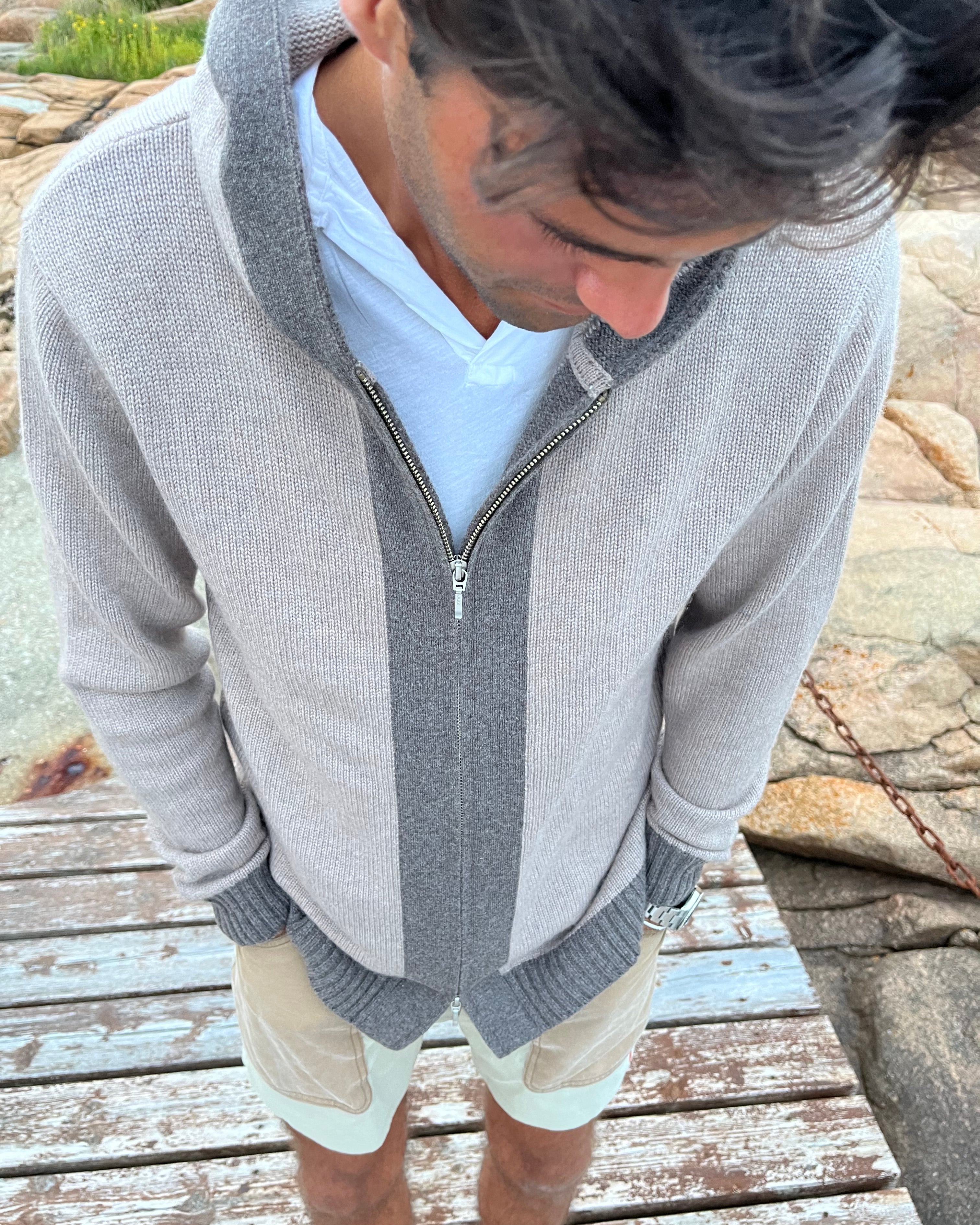 Didrik Cardigan - Sand / sandfarger